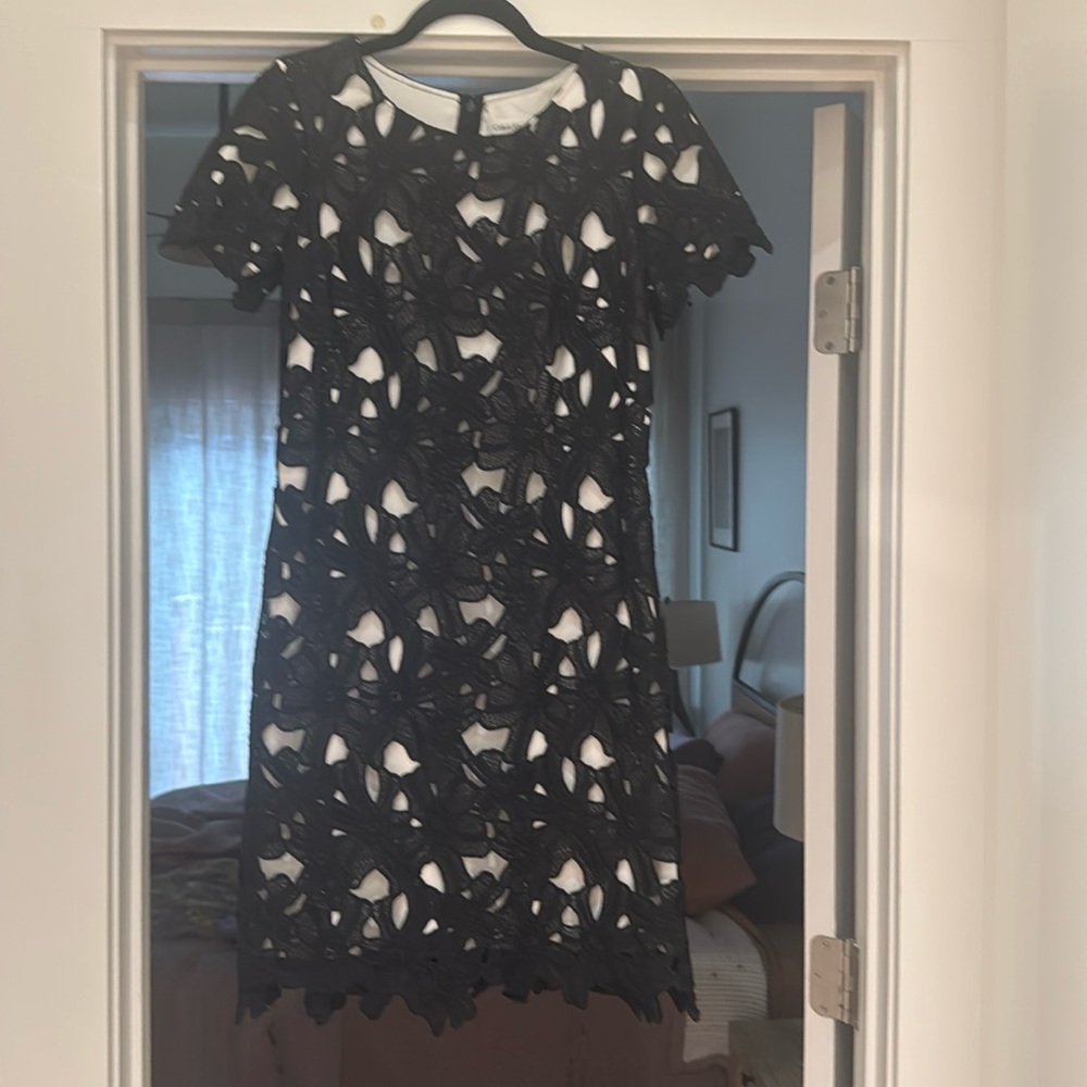 Calvin Klein Women's Short Lace Sheath Dress